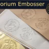 Paper embosser with Scriptorium, embossing on various materials