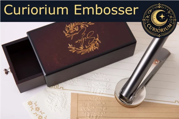 The Embosser from the Scriptorium and his open box