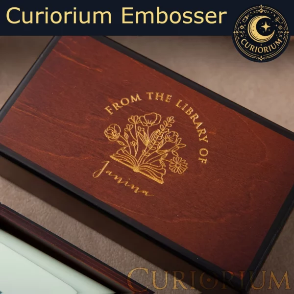 Embosser from Skryptorium, your logo can look so beautiful on the box
