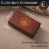 Curiorium Embosser, dimensions for the box