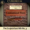 The Scriptorium Nib No.3