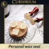 Personalised wax seal – with a brass head diameter of 2cm to 5cm!