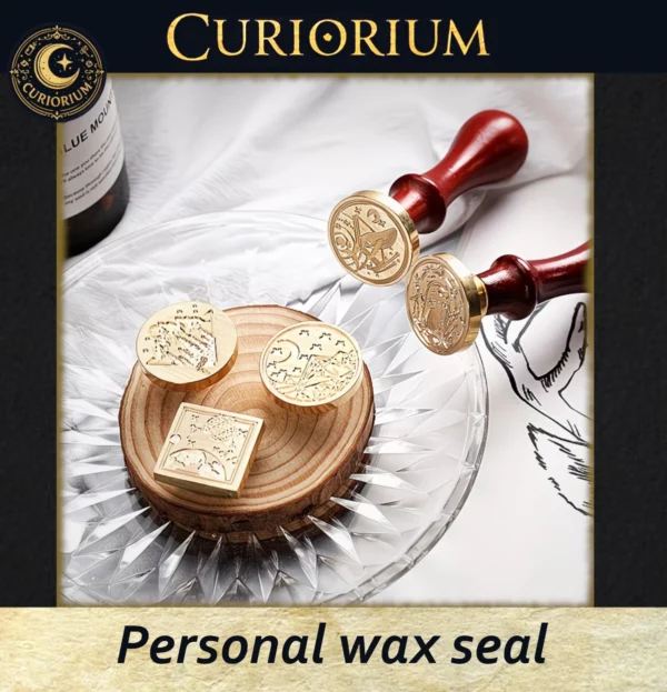 Personalised wax seal – with a brass head diameter of 2cm to 5cm!