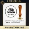 Personalised wax seal – with a brass head diameter of 2cm to 5cm!