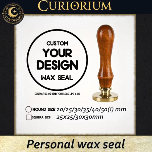 Personalised wax seal – with a brass head diameter of 2cm to 5cm!