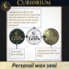 Personalised wax seal – with a brass head diameter of 2cm to 5cm!
