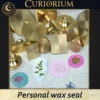 Personalised wax seal – with a brass head diameter of 2cm to 5cm!