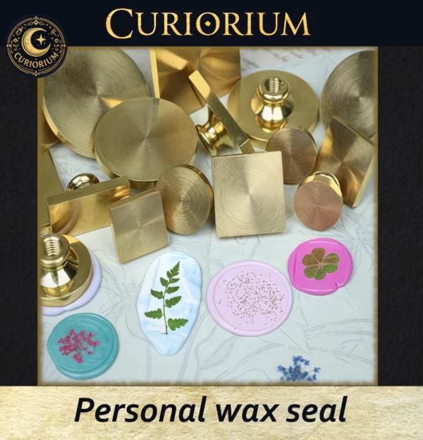 Personalised wax seal – with a brass head diameter of 2cm to 5cm!