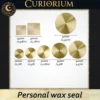 Personalised wax seal – with a brass head diameter of 2cm to 5cm!