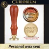Personalised wax seal – with a brass head diameter of 2cm to 5cm!
