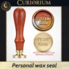 Personalised wax seal – with a brass head diameter of 2cm to 5cm!