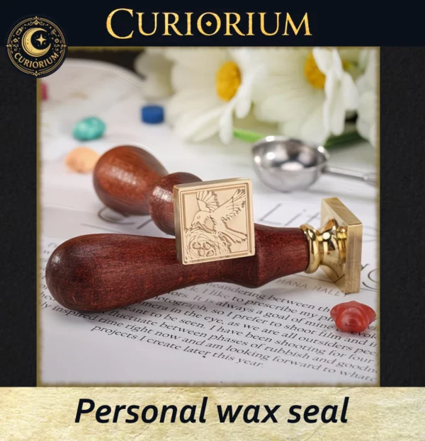 Personalised wax seal – with a brass head diameter of 2cm to 5cm!