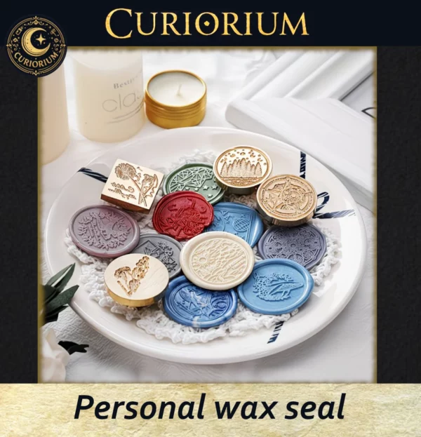 Personalised wax seal – with a brass head diameter of 2cm to 5cm!
