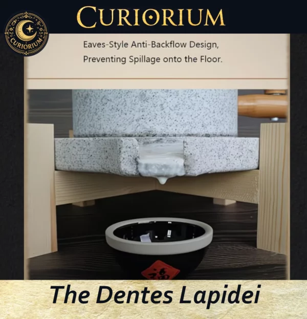 The Dentes Lapidei personal mill-Close-up 2 The Dentes Lapidei- personal mill