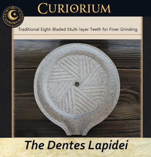 The Dentes Lapidei personal mill-Close-up 4 The Dentes Lapidei- personal mill