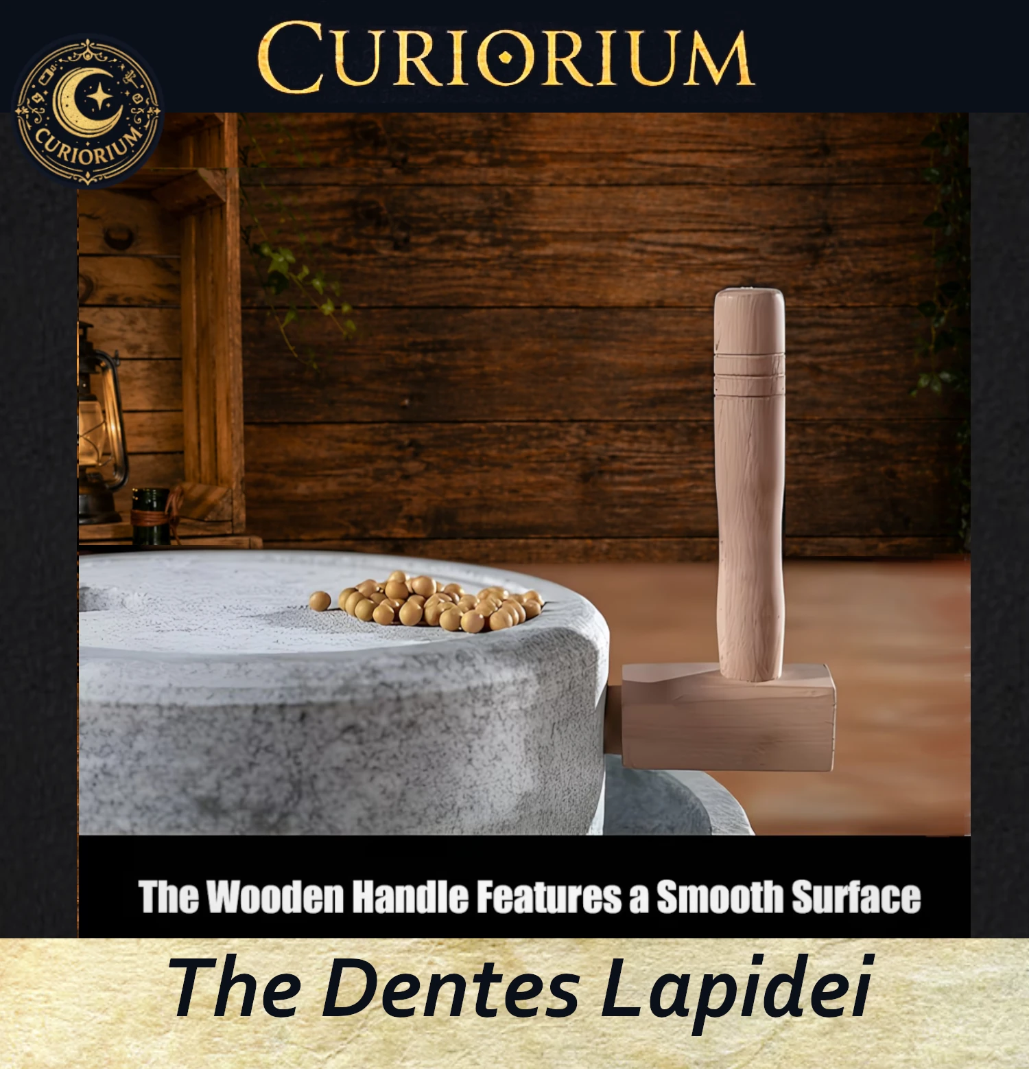 The Dentes Lapidei personal mill- close-up 1 The Dentes Lapidei- personal mill